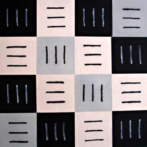 Lajes I - Oil Bar on Paper - Image 16" x 16" - Paper 30" x 22"